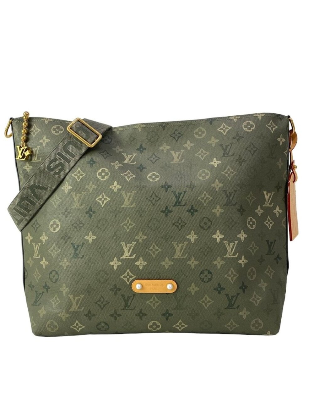 Louis Vuitton Shoulder Bag Collection Vagabond Hobo Khaki Leather
